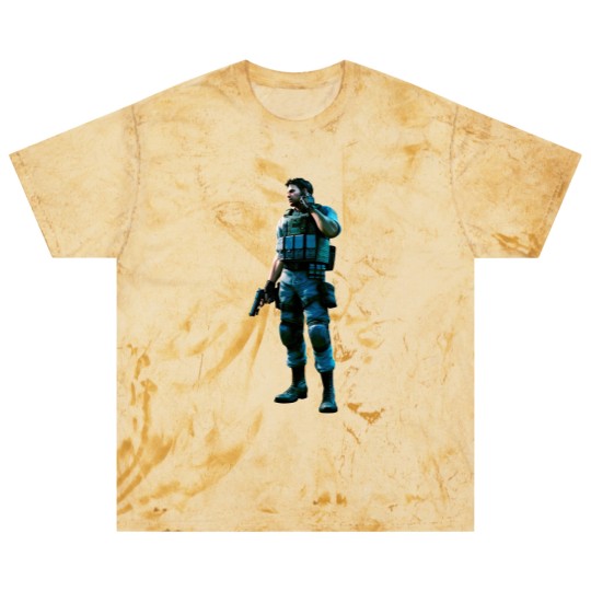 Discover Chris Redfield Residence Evil Biohazard 5 Gold Premium Unisex Blast T Shirts