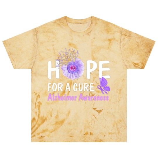 Discover Hope For A Cure Alzheimer's Awareness Flower Gift Blast T Shirts