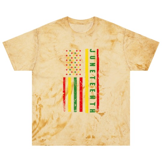 Discover Juneteenth American Flag Emancipation Melanin Black Pride Blast T Shirts