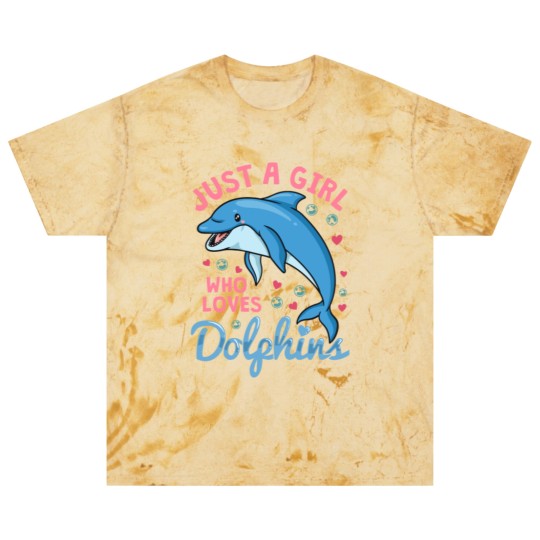 Discover Dolphin Just A Girl Dolphins Gift Blast T Shirts
