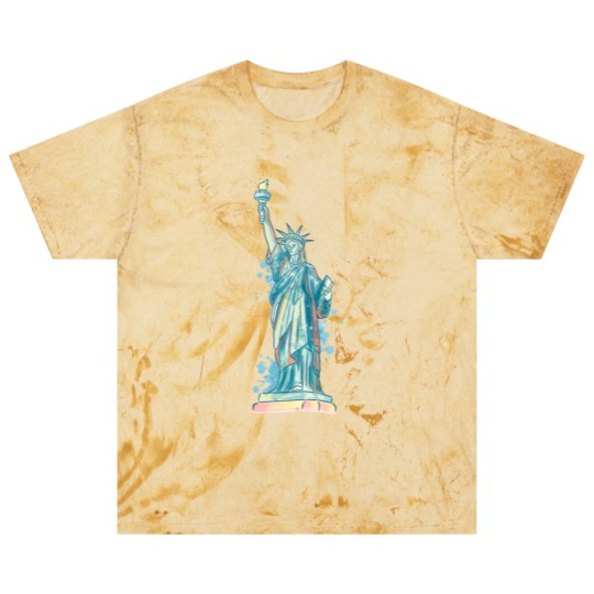 Discover Statue of Liberty in watercolor Blast T Shirts