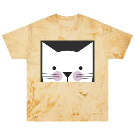 Discover Peek-a-Boo Kitty, Black and White with Lavender Cheeks - Cats - Blast T Shirts