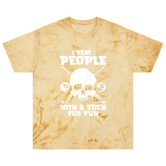 Discover Pool Billiard - I Beat People With A Stick For Fun Blast T Shirts