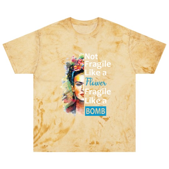 Discover Not Fragile Like A Flower, Fragile Like A Bomb With Frida Kahlo Picture Gift For Fans And Lovers - Frida Kahlo - Blast T Shirts