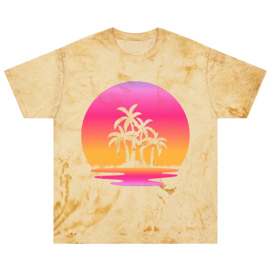 Discover Retro Sunset Retrowave Lake Sunsetby retrohub Blast T Shirts