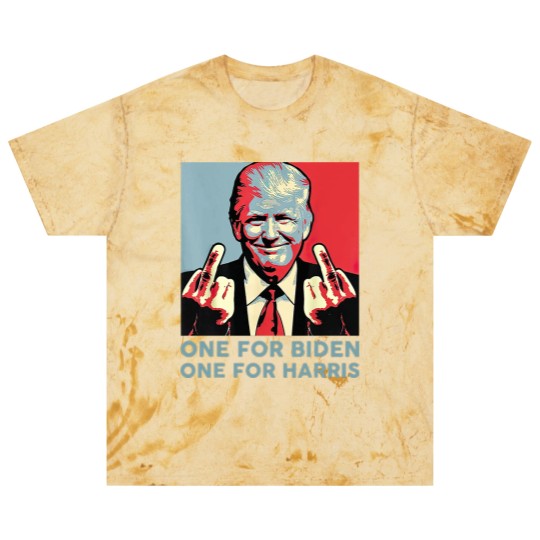 Discover Middle Finger Biden Republican American Flag Blast T Shirts
