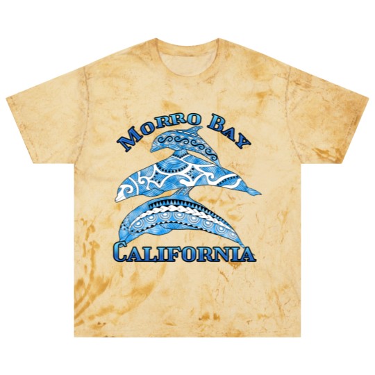 Discover Morro Bay California Vacation Tribal Dolphins Blast T Shirts