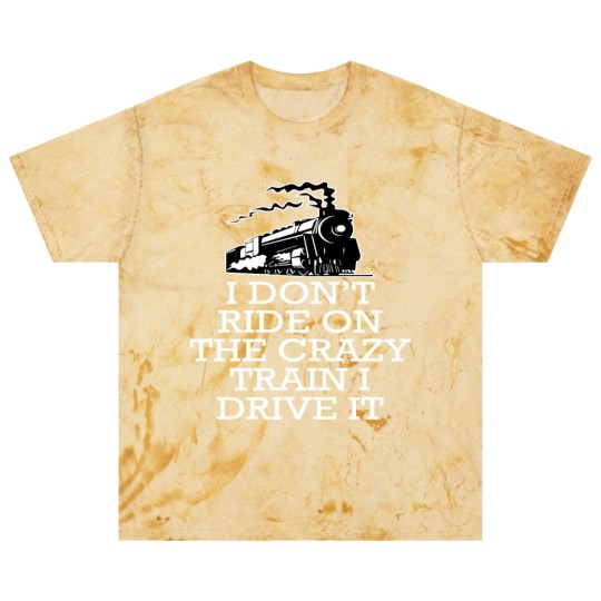 Discover I don't ride on the crazy train i drive it Blast T Shirts