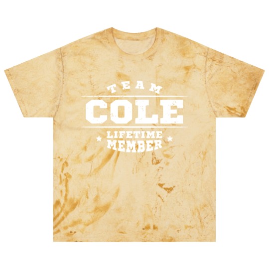Discover Team Cole Lifetime Member - Surname Family Name Blast T Shirts