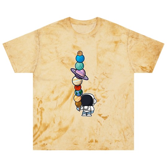 Discover Astronaut Ice Cream Eating Planet Blast T Shirts