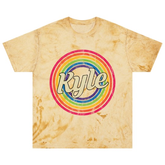Discover Kyle - Retro Rainbow Faded-Style - Kyle - Blast T Shirts