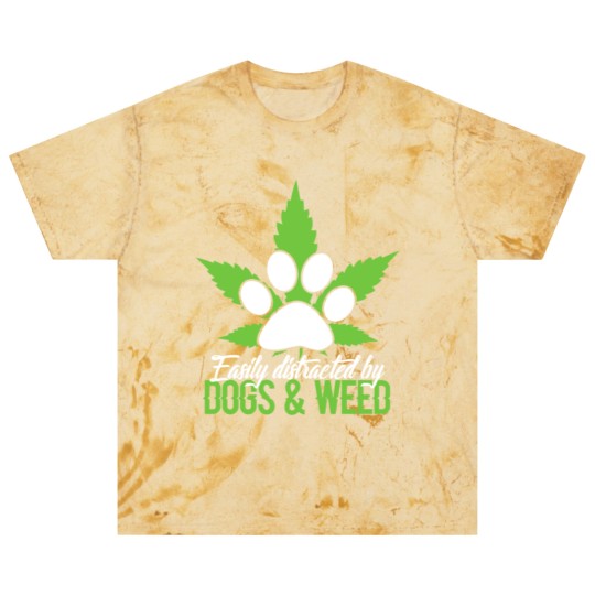 Discover Easily Distracted By Dogs & Weed Blast T Shirts