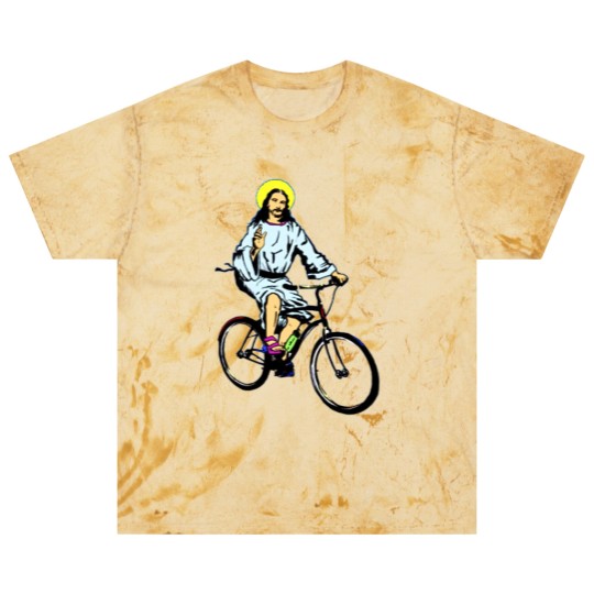 Discover Christ on a bike Blast T Shirts