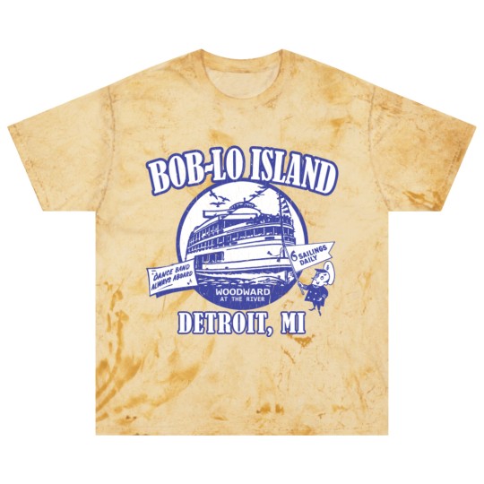 Discover Boblo Island, Detroit MI (vintage distressed look) - Detroit - Blast T Shirts
