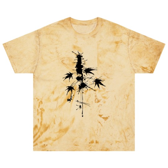 Discover Watercolor/Splatter cannabis plant Blast T Shirts