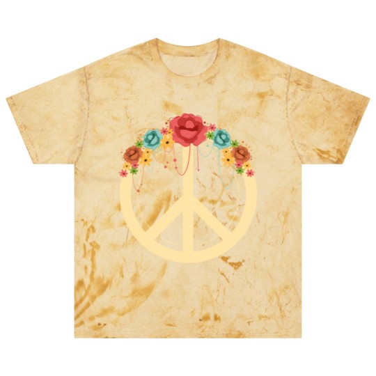Discover Floral Peace Symbol Hippie Lover Peace Sign Blast T Shirts
