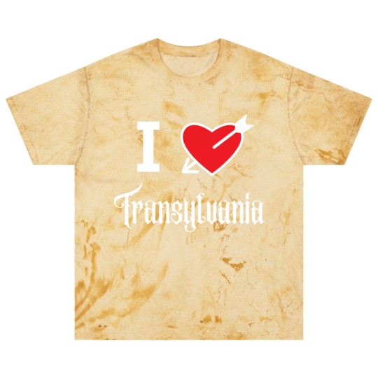 Discover I love Transylvania (white letters version) Blast T Shirts