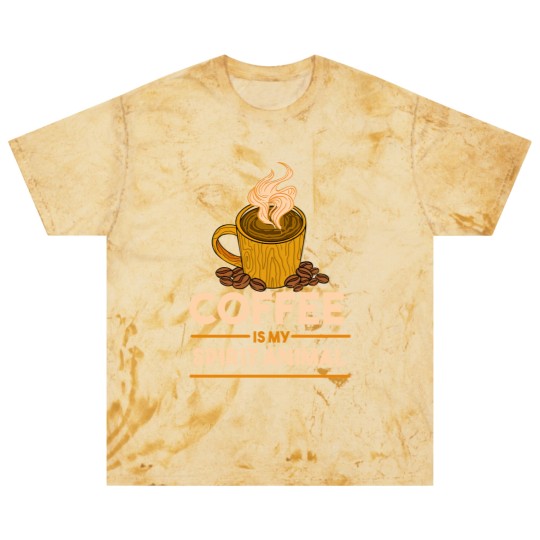 Discover Coffee Is My Spirit Animal for Coffee Lover Blast T Shirts