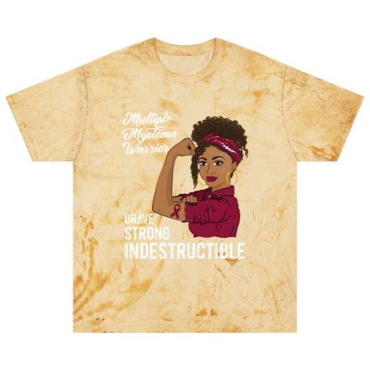 Discover Multiple Myeloma Warrior Indestructible Black Girl Awareness - Multiple Myeloma - Blast T Shirts
