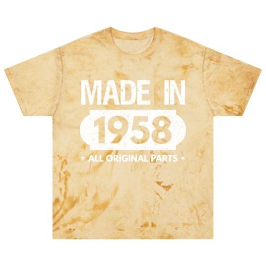 Discover Made In 1958-All Original Parts-60th Bday Blast T Shirts