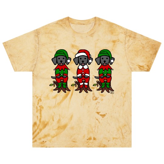 Discover Christmas Three Black Lab Puppies Blast T Shirts