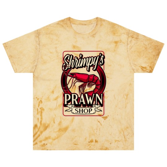 Discover Shrimpy's Prawn Shop Logo. Pawn Shop Prawn Pun Blast T Shirts