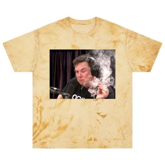 Discover Pfnetie  Elon Musk Smokes Short Sleeve Blast T Shirts
