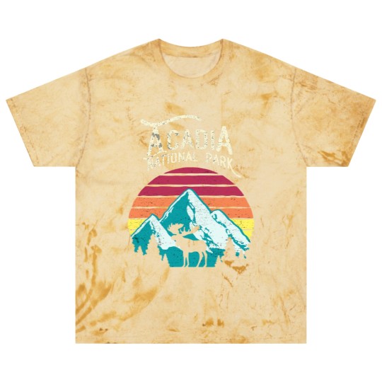 Discover Vintage Acadia National Park Maine Mountains Moose Blast T Shirts