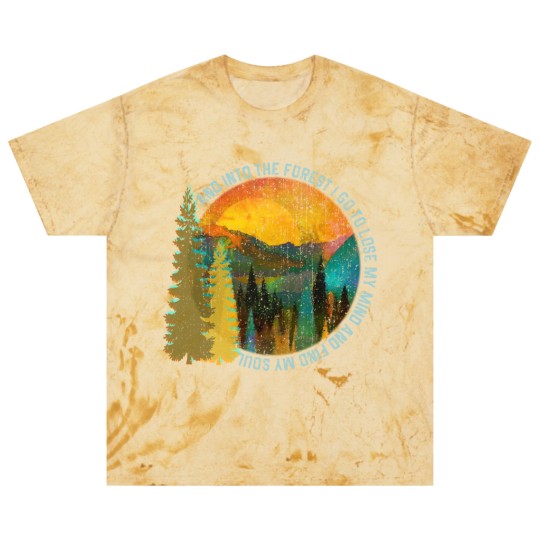 Discover Into The Forest I Go Hiking Blast T Shirts Nature Lover Ca Blast T Shirts
