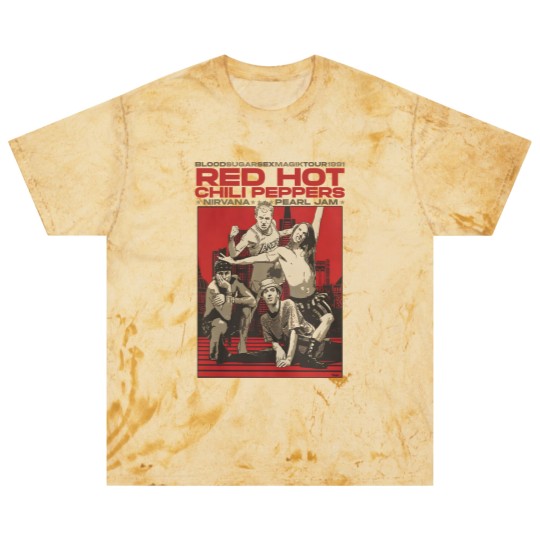 Discover Vintage Retro Red Hot Chili Peppers Concert Graphic Blast T Shirts, Red Hot Chili Peppers Blast T Shirts