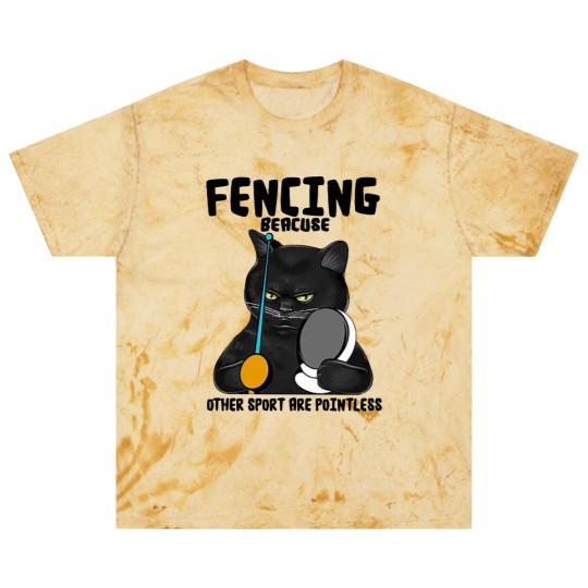 Discover BLACK CAT FENCING BEACUSE OTHER SPORT ARE POINTLES Blast T Shirts