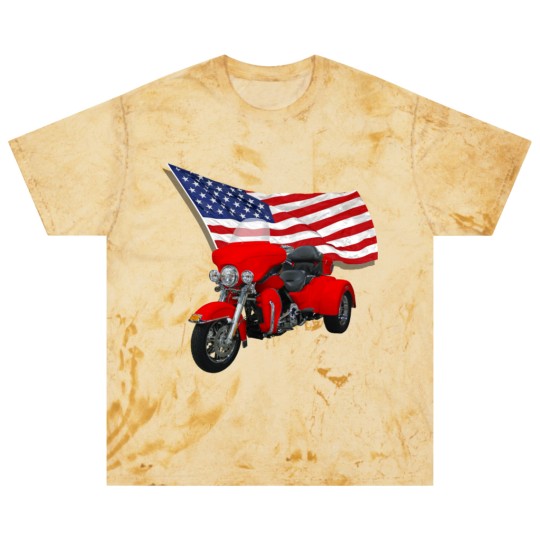 Discover Trike with Flag Blast T Shirts