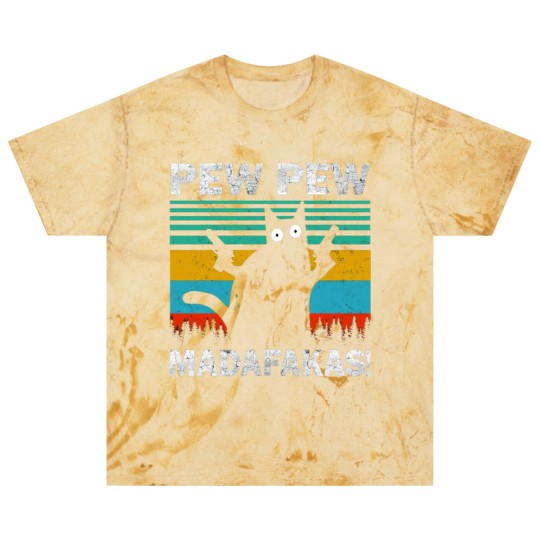 Discover CAT PEW PEW MADAFAKAS VINTAGE Blast T Shirts Blast T Shirts