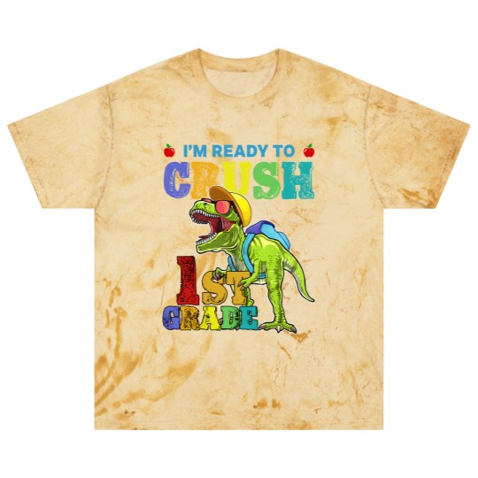 Discover I'm Ready To Crush 1St Grade Dinosaur Back To Scho Blast T Shirts