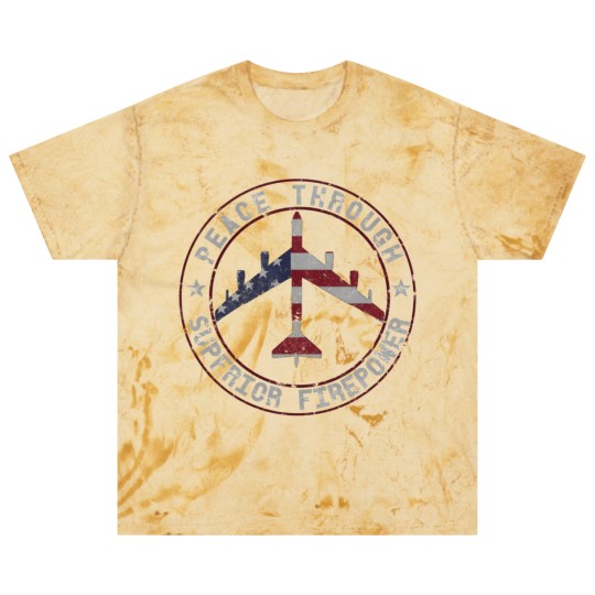 Discover Peace Through Superior Firepower B-52 Stratofortress Design | Classic Blast T Shirts