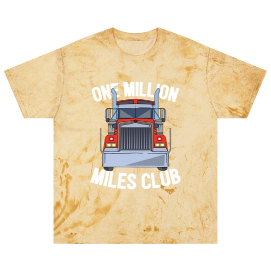 Discover One Million Miles Club Diesel Truck Driver Trucker Blast T Shirts