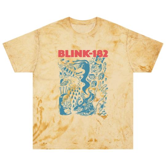 Discover Blink Vintage 182 Blast T Shirts, World Tour Blast T Shirts, Vintage Retro Blast T Shirts, Blink Retro 182 Fans Lover Gift