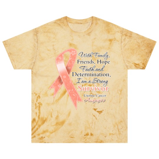 Discover Uterine Cancer Support Strong Survivor Blast T Shirts