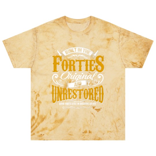 Discover Built In The 40S Forties Vintage Classic Funny 80T Blast T Shirts