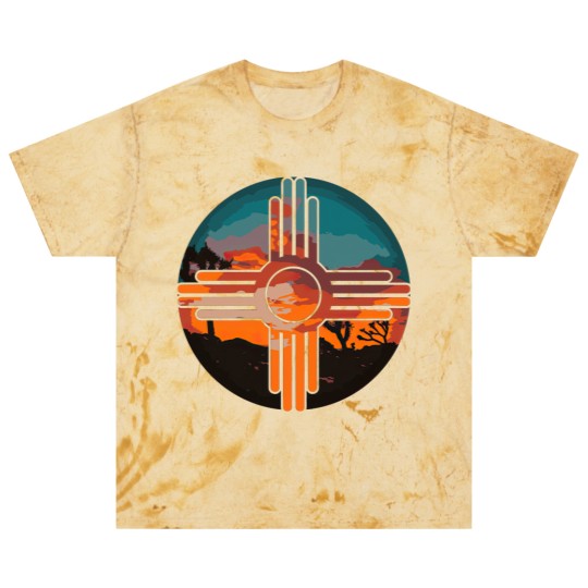 Discover New Mexico Zia Symbol And Landscape Art Blast T Shirts Blast T Shirts