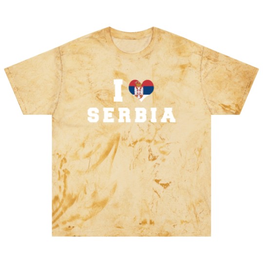 Discover I Love Serbia Republic Heart Flag Blast T Shirts