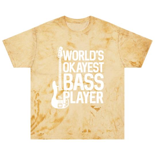 Discover World'S Okayest Bass Player Bassists Musician Blast T Shirts