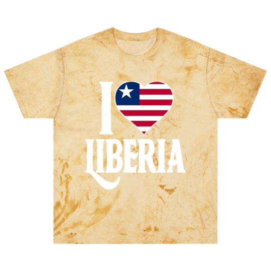 Discover I love Liberia flag Blast T Shirts