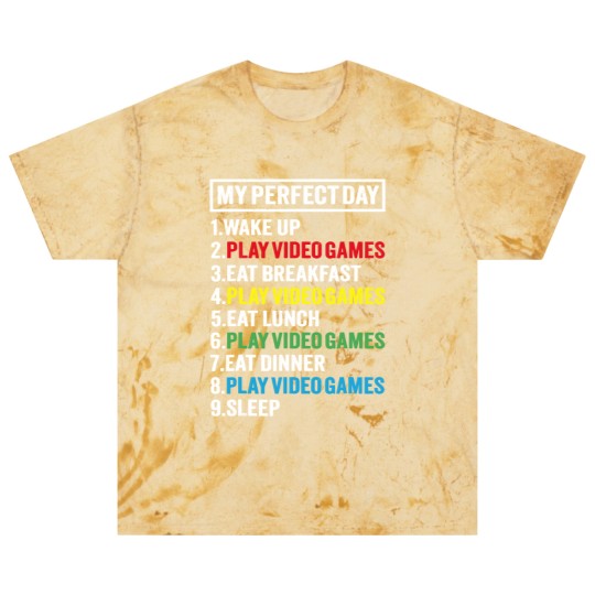 Discover My Perfect Day Video Games Funny Gamer Gift Boys M Blast T Shirts