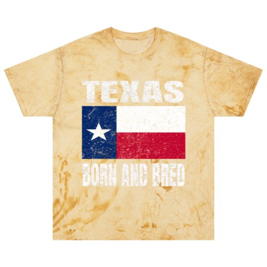 Discover Texas Born And Bred - Vintage Texas State Flag Blast T Shirts