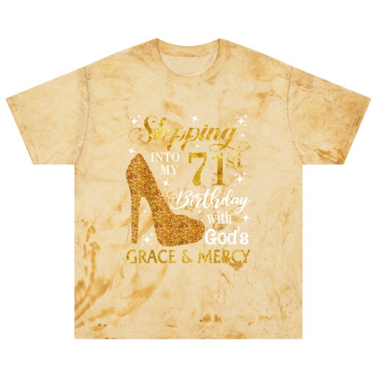 Discover Stepping Into My 71St Birthday With God's Grace Blast T Shirts