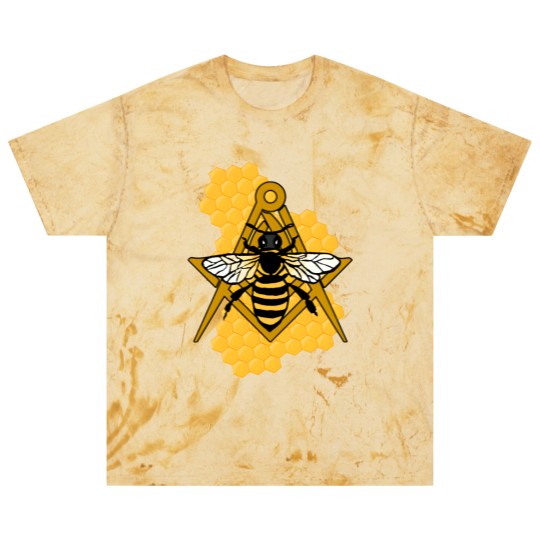 Discover Masonic Emblem with Bee and Beehive Blast T Shirts