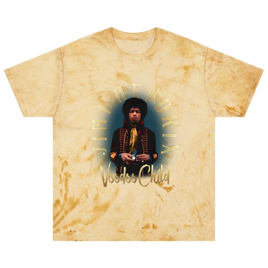 Discover Jimi Hendrix Gold Voodoo Child Blast T Shirts