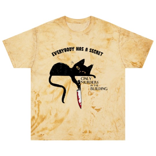 Discover Everybody Has A Secret Only Murders In The Building Blast T Shirts, Black Cat Witchy Cat Halloween