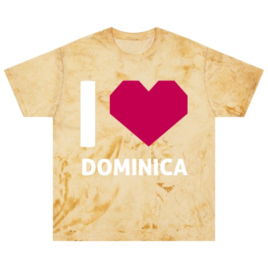 Discover I Love Dominica Blast T Shirts